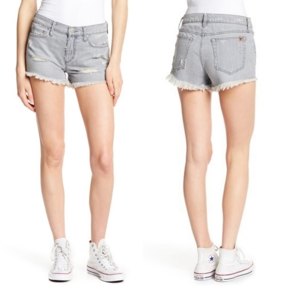Joe’s Jeans Cut Off Short Grey Gabrielle Denim Size 27 Cotton